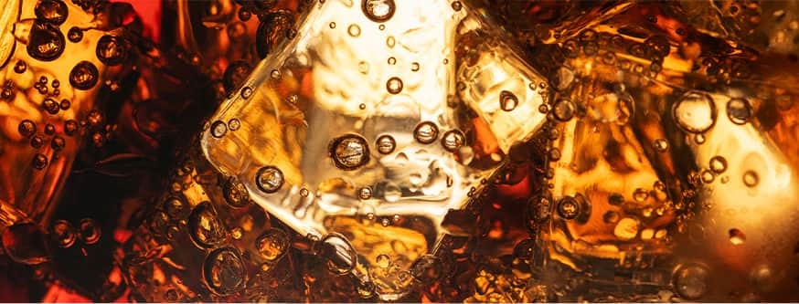 Ice in cola